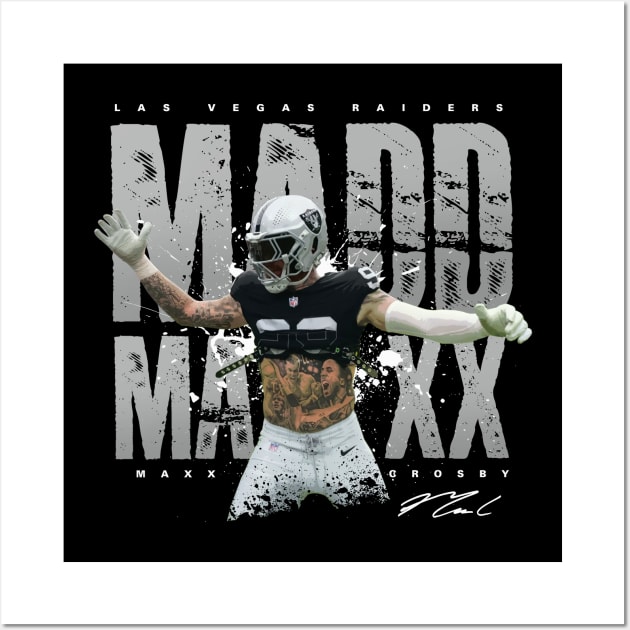 Maxx Crosby Wall Art by Juantamad